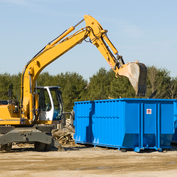 what are the rental fees for a residential dumpster in Lupton